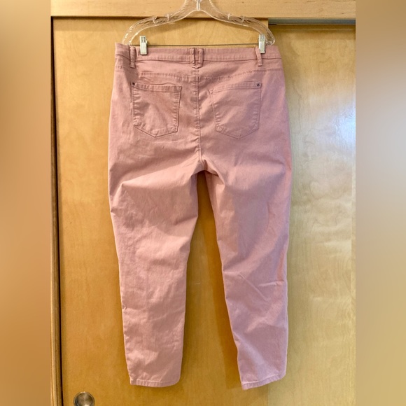 Pink Jeggings sz 16/33.  NWOT - Picture 3 of 5